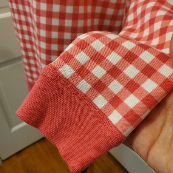 Talbots CHECK Sweatshirt Top Size Small Petite, Casual, Comfy And Colorful - Picture 3 of 9